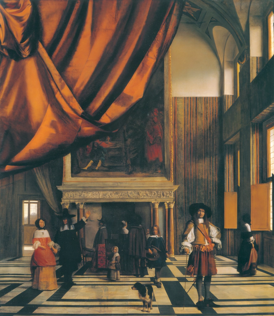 The Interior of the Burgomasters' Chamber, Town Hall, Amsterdam