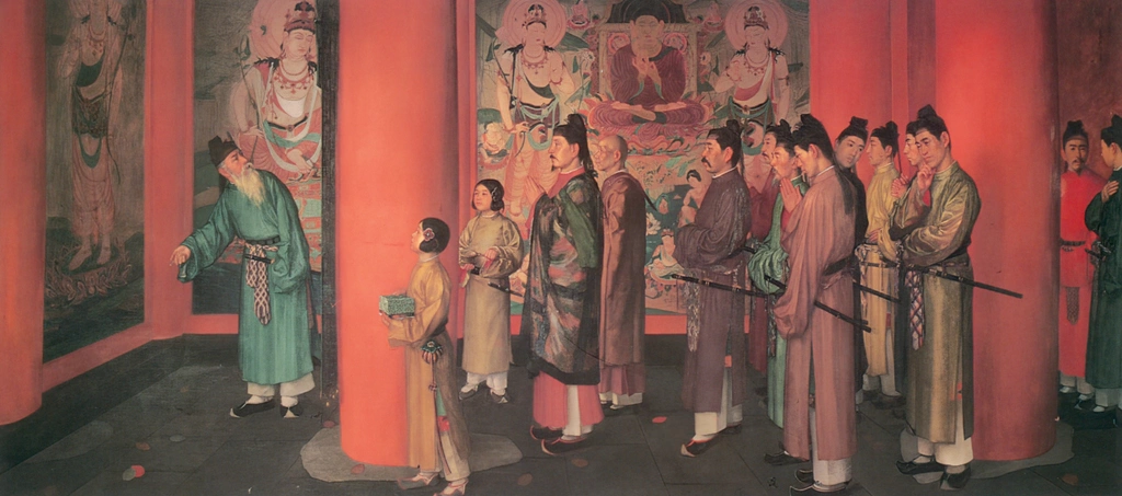 Inauguration of Murals in Hōryūji Temple