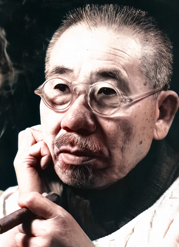 Fumio Asakura (AI Colorized)