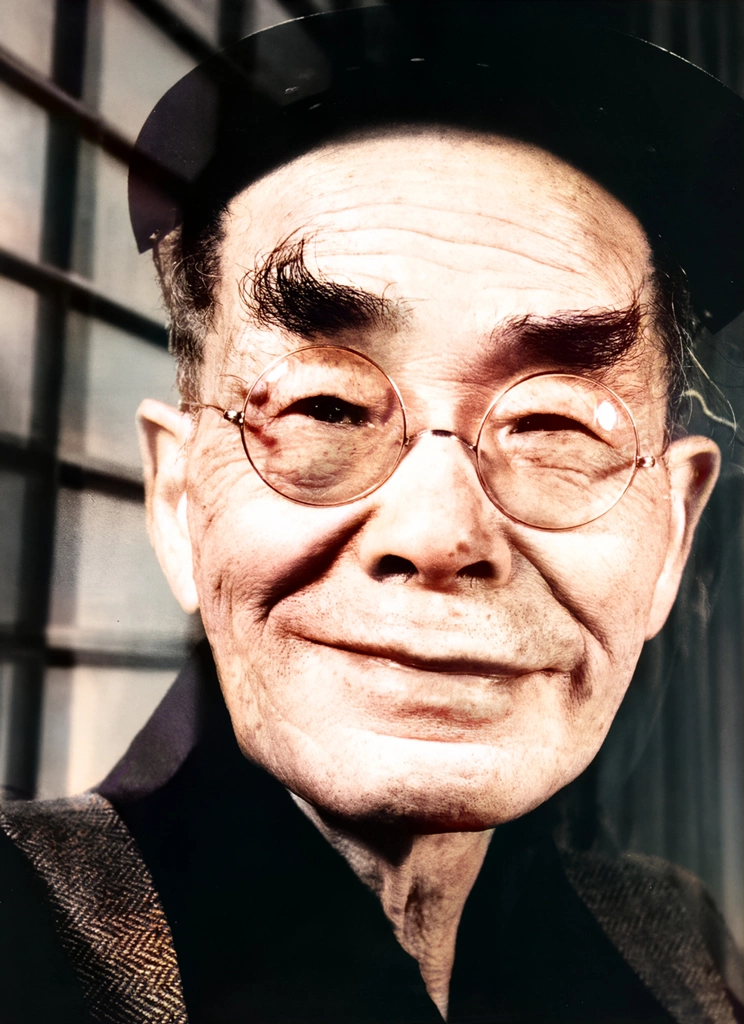 Daisetsu Teitaro Suzuki (AI Colorized)