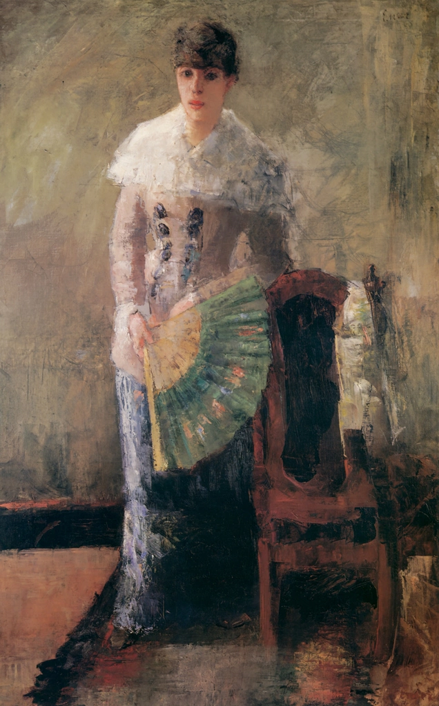 The lady with the fan