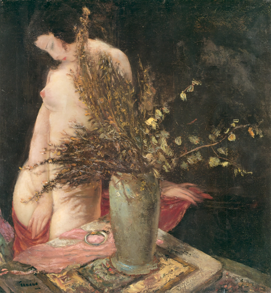 NUDE WITH VASE