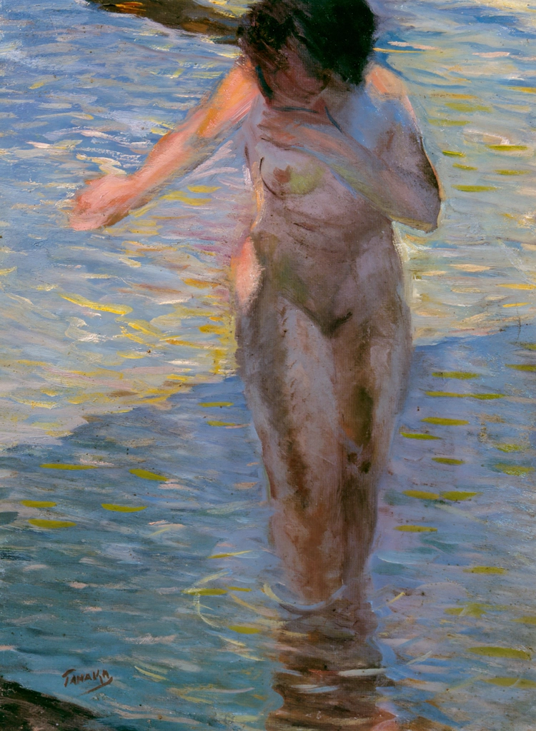 WOMAN IN THE SEA