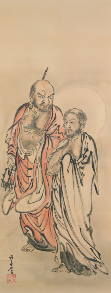 Shakyamuni and Daruma